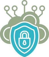 Cloud Security Vector Icon