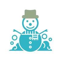 Snowman Vector Icon