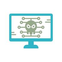 icono de vector de malware