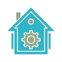 icono de vector de automatización del hogar