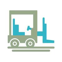 Forklift Vector Icon