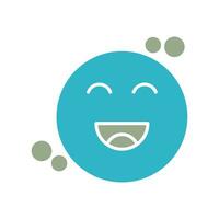 Happiness Vector Icon