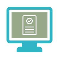 Online appointment Vector Icon