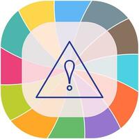Unique Alert Vector Icon