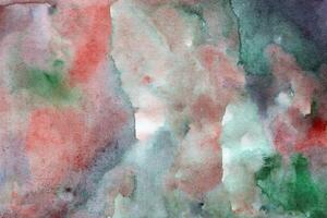 Red-purple green watercolor background texture photo