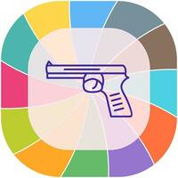 Unique Pistol Vector Icon