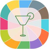 Cocktail Drink Vector Icon