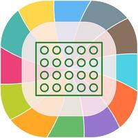 Colored Palette Vector Icon