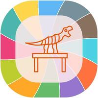 Bones Exhibit Vector Icon