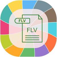 FLV Vector Icon