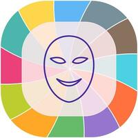 Ancient Face Mask Vector Icon