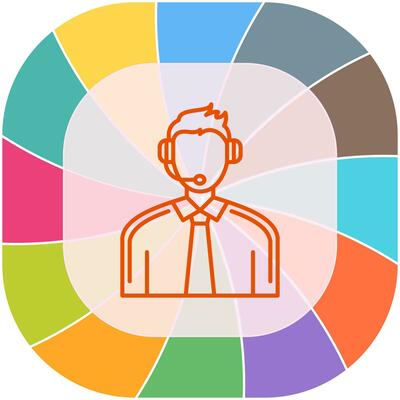 Customer Support Vector Icon