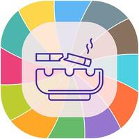 Broken Cigarette Vector Icon