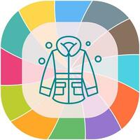 Winter Jacket Vector Icon