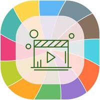 Video Player Vector Icon