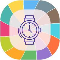 icono de vector de reloj de pulsera