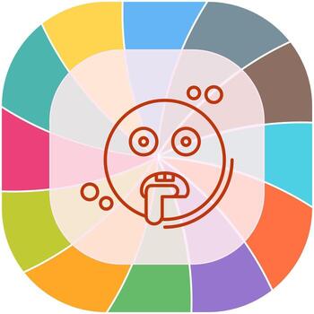 Drooling Vector Icon