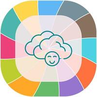 Cloudy Vector Icon