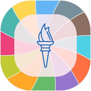 Torch Vector Icon