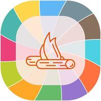 Bon Fire Vector Icon