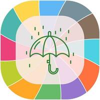 Raining Vector Icon