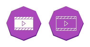 Unique Video and Animation Vector Icon