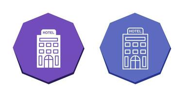 icono de vector de hotel