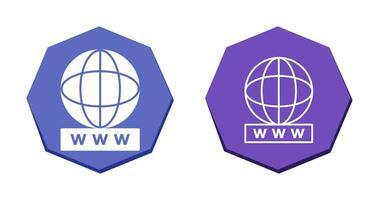 Unique World Wide Web Vector Icon