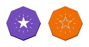 Unique Star Vector Icon