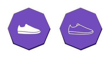 icono de vector de zapatos casuales