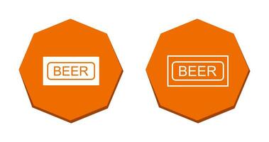 Beer Sign Vector Icon