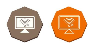 Disconnected Network Vector Icon