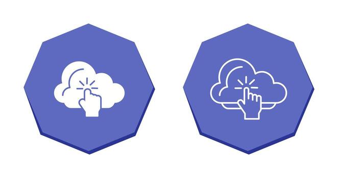 Cloud Computing Vector Icon