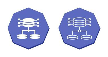 icono de vector de datos estructurados