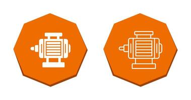 icono de vector de motor eléctrico