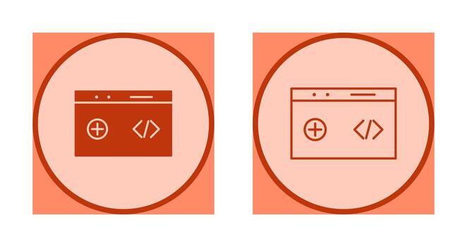 icono de vector de código limpio único