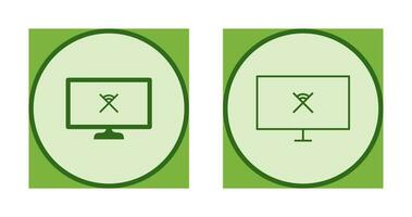 Unique Disconnected Network Vector Icon