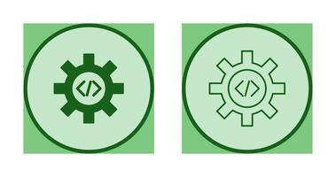 icono de vector de optimización de código único