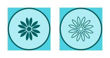 Unique Flower Vector Icon