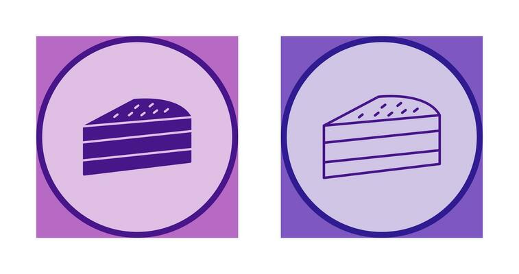 Cake Slice Vector Icon