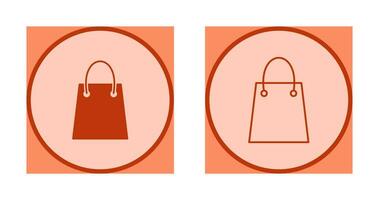 Unique Shopping Bag Vector Icon