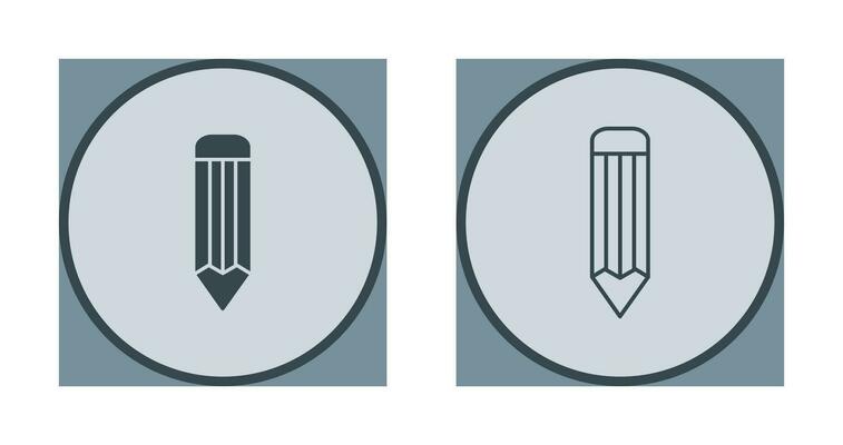 Unique Pencil Vector Icon