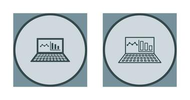 Unique Online Stats Vector Icon