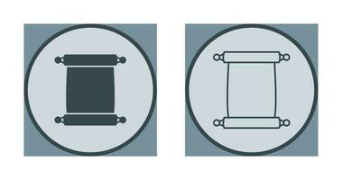 Scroll of Paper Vector Icon