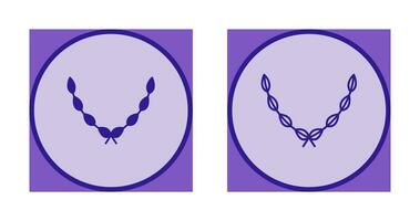 Leaves Wreath Vector Icon