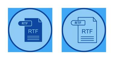 RTF Vector Icon