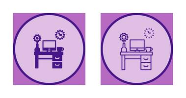 Work Table Vector Icon