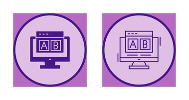 AB Testing Vector Icon