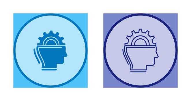 icono de vector de aprendizaje automático