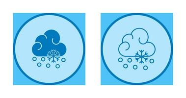 Snow Fall Vector Icon